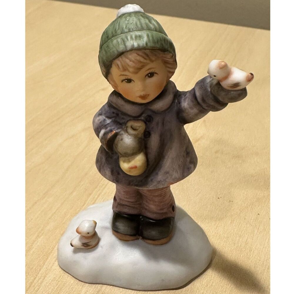 Vintage 2001 Goebel Berta Hummel "Peaceful Perch" Figurine, BH 86/P